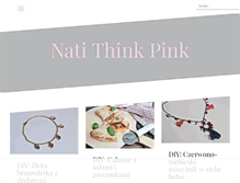 Tablet Screenshot of natithinkpink.com